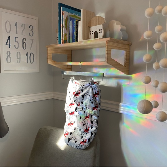 GENTLY USED SHERPA LINED BABY SWADDLE - Picture 2 of 9